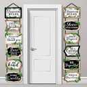 Sintuff Classroom Rules Posters Eucalyptus Farmhouse Classroom Decorations Class Rules Bulletin Board Decorations Set Rustic Green Banner Porch Sign Motivational Preschool Elementary Middle School