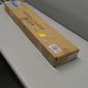 SMONTER 2" Slat Faux Wood Blinds with Crown Valance- Cordless Horizontal Blinds Room Darkening Blinds for Windows Bedroom, Bathroom, Living Room, Glass Door Interior Decor, 34" Wx 60" H