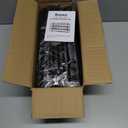 Kitsure Extra-Long Shoe Rack for Closet, Shoe Organizer for Front Door Entrance, Stackable Shoe Shelf, Detachable Closet Organizers and Storage, 39.0" Wide - 3 Tier, Black