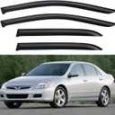 Window Visors Rain Guards Shield for 2003-2007 Honda Accord, Out-Channel Window Vent Wind Deflectors Visors Shades for Honda Accord 03 04 05 06 07
