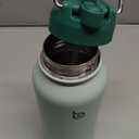 BOTTLE BOTTLE 32oz Insulated Water Bottle Stainless Steel Sport Water Bottle with Straw Dual-use Lid Design for Gym with Pill Box (green)