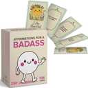 2 x Badass Affirmation Cards  106 Empowering Daily Motivational Cards for Women | Perfect for Confidence, Self-Love & Personal Growth | Ideal for Women on a Self-Improvement Journey (ESP)