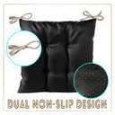 QUENESS Chair Cushions for Dining Chairs, Seat Cushions for Kitchen Chairs