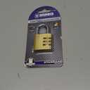 BRINKS - 40mm Solid Brass 3-Dial Resettable Padlock - Chrome Plated with Hardened Steel Shackle