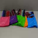 Hosuly Mexican Fiesta Tablecloth 54 x 108'' Party Plastic Tablecloth Striped Table Cover for Mexican Fiesta Party Decorations(Pure with Stripe, 6 Pcs)