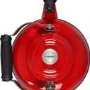 Le Creuset Enamel On Steel Whistling Tea Kettle with Metal Finishes, 1.7 qt., Cerise