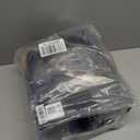 53 Pcs Velvet Christmas Ornaments Set, Navy Blue Christmas Balls, with Christmas Bells Decor and Paper Ornaments, Shatterproof Hanging Xmas Tree Decorations Set for Holiday & Home Decor