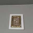 SIKOO 2.5x3.5 Vintage Picture Frames, Small Picture Frame, Wallet Size, Ornate Picture Frames, Mini Photo Frame, Table Top Display and Wall Mount, Antique Home Decor, Bronze