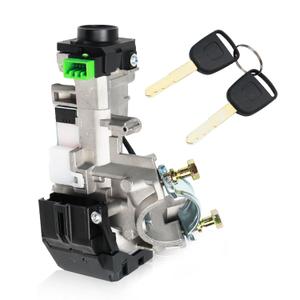 Ignition and Door Lock Cylinder with 2 Keys Fits Pilot 2009-2015,Replaces 06351-SZA-A01 72185-SZA-A01,Ignition Key Switch Cylinder Ignition Lock Door Lock Cylinder (Front Driver Side)