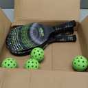 Kan Jam Pack n Go Pickleball Portable 4 Player Pickle Ball Outdoor Game with 2 Paddles and 4 Balls