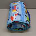 Wildkin Kids Original Nap Mat  Cozy Kids Sleep Mat with Pillow, Ideal for School & Travel - Trains, Planes, and Trucks