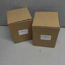 2 x White Artificial Flowers Fake Roses Silk Flowers Box Set for DIY Wedding Cake Bouquets Centerpieces Arrangements Party Baby Shower Home Decorations(7 PCS)