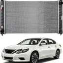 Engine Coolant Radiator Fit for Nissan Altima 2007-2018 2.5L 3.5L & Maxima 2009-2019 3.5L V6, Direct Fit Aluminum Radiator Automatic Transmission Replacement 21460JA00A CU2988