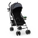 3Dlite Convenience Stroller, Gray Lightweight Stroller with Aluminum Frame, Large Seat Area, 4 Position Recline, Extra Large Storage Basket Infant Stroller for Travel and More