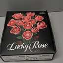 Valentine's Day Gift Pink Rose Bouquet Building Set for Adults Women - 12 Pack Botanical Collection Gift for Christmas Artificial Flowers Botanical Collection Centerpiece Retro Decor