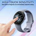 4 x 4 Pack Screen Protector for Google Pixel Smartwatch 3/4 41mm (2025), PMMA Material, Anti-Scratch, High Sensitive, 3D Curved Edge HD Ultra Shatterproof Flexible Protector(Non-tempered Glass)