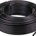 Raindrip 061050 5/8-Inch Drip Irrigation Supply Tubing, 500-Foot, Irrigation Drippers, Drip Emitters, Drip Irrigation Parts, and Drip Systems, made with Polyethylene, Black