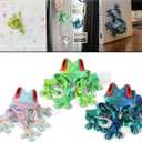 3D Printed Magnetic Frog Set of 3  Poseable Articulated Fridge Magnets with Magnet Feet for Refrigerator, Locker & Whiteboard; Cute Funny Home Office Kitchen Decor, Animal Magnets