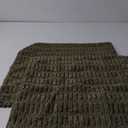 MIULEE Pack of 2 Corduroy Decorative Throw Pillow Covers 20x20 Inch Soft Boho Striped Pillow Covers Modern Farmhouse Home Decor for Summer Sofa Living Room Couch Bed Olive Green