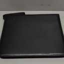 GEAoffice 12 Pocket Card Binder for 720 Cards, Premium PU Zipper Trading Card Collection Binder, Side Loading Card Album Folder for YuGiOh, MTG, TCG, Game & Sports, Non-PVC, Carbon Black