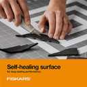 Fiskars Self Healing Cutting Mat for Quilting, Arts and Crafts, 24" x 36" Grid, Sewing Mat, Craft Cutting Board, Sewing Supplies and Quilting Tools