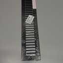 Fits 2x14 Duct Opening | Toe Kick Vent Cover by Handua | Cabinet Toe Kick Space Register Grille | HVAC Toe Space Vent Cover | Outer Dimensions: 3 3/8" X 15 3/8" | Black