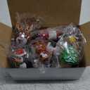 15pcs Christmas Wind Up Toys for Kids, Christmas Stocking Stuffers, Xmas Tree Santa Claus Clockwork Chain Toy, Classroom Prizes Birthday Gifts Kid Christmas Party Favors Goody Bag Fillers