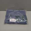 NICETOWN Balckout Swag Curtain Valances for Living Room, Farmhouse Rod Pocket Energy Saving Small Window Tiers for Thanksgiving, Stone Blue, 36" Width x 63" Length Each Panel, Set of 2