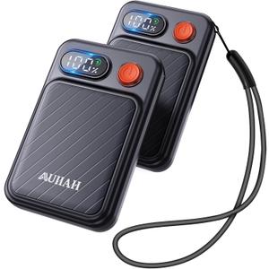 Hand Warmers Rechargeable 2 Pack - Electric Rechargeable Magnetic Hand Warmer with LED Display, 4 Heat Levels, Lanyards, USB, Gift for Men Women Kid, for Golf/Skiing/Camping/Hunting Essentials