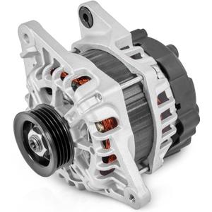 Alternator Replacement Compatible with 2010-2011 Kia Soul, 2007-2009 Spectra, 2007-2010 Sportage, 2007-2012 Hyundai Elantra - L4 2.0L Replace# 2655635, 3730023650, 600162, AVA0102, 40046031, 11311N