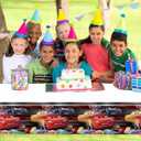 2Pcs McQueenTablecloth Disposable Tablecover Birthday Cars Party Supplies and Decorations for Cars Rectangle Tables 70"X42"
