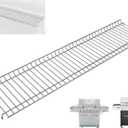 Warming Rack Replacement Part for Nexgrill 6 Burner 720-0896X 720-0898 Grill, Heavy-duty Stainless Steel Grill Upper Warming Rack for Nexgrill Deluxe 6-Burner Propane Gas Grills