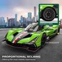 Voltz Toys 1/14 Scale Le Mans RC Car Licensed Lamborghini SC63 LMDh Remote Control Toy Car Model for Kids and Adults with Open Doors and Lights Gift for Kids and Adult