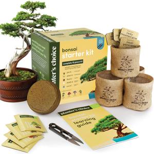 Bonsai Starter Kit - Gardening Easter Gift for Women & Men - Bonsai Tree Growing Garden Crafts Hobby Kits for Adults, Unique DIY Hobbies for Plant Lovers - Unusual Christmas Gifts Ideas Bonsai Starter Kit - Gardening Easter Gift for Women & Men - Bonsai Tree Growing Garden Crafts Hobby Kits for Adults, Unique DIY Hobbies for Plant Lovers - Unusual Christmas Gifts Ideas