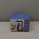 Sur La Table Kitchen Essentials 2 Qt Heavy Gauge Brushed Stainless Steel Whistling Tea Kettle  Durable Stovetop Kettle