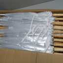 Aodaer 36 Pack Clear Wedding Umbrella Bulk with Foldable Storage Box Transparent Auto Open Foldable Umbrellas Windproof Travel Umbrella for Outdoor Activities, Wedding Anniversary Photography