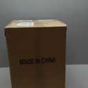 HMVPL Outdoor Side End Table with Dimmable Light Remote Control,2-Pack Small Round Patio Table with Timing Light,Outside Plastic Rattan Accent Bistro Desk for Poolside Backyard Balcony Gazebo Indoor