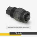 Motorcycle Flywheel Puller Set | 10PCS Universal ATV Motorcycle Repair Tool for Motorcycle Bikes, Honda, Suzuki, Bosch, Kawasaki, Ducati, Yamaha Flywheel