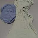 Momcozy Baby Swaddles for 0-3 Months, Noiseless Fasteners & Easy Wrap Design, Perfect for New Parents, Unisex Gift Set of 2, Green & Blue