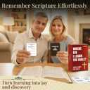 QUOKKA Bible Trivia Game for Adults  500 Bible Questions for Christians  Fun Christian Trivia Card Games for Adults & Family  Religious Gifts for Men and Women - 4 Rich Categories to Learn and Play