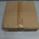 Oak Stackable Stool, Small Plant Stand, Round Wooden Stool for Dining Room, Living Room, Entryway, Classroom, School, 15.4" x 15.4" x 16.7, Walnut