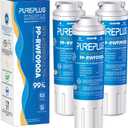 PUREPLUS UKF8001 Refrigerator Water Filter Replacement for Maytag UKF8001P, EDR4RXD1, Everydrop Filter 4, PUR 4396395, Puriclean II, UKF8001AXX-200, UKF8001AXX-750, RWF0900A, RFC0900A, 469006, 3Pack