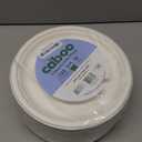 Caboo Disposable Bamboo Paper Plates, 125 Pack of 10 Inch Sturdy Biodegradable Plates, Compostable Plate, Microwave Safe Party Plate, Eco Friendly Alternative to Plastic