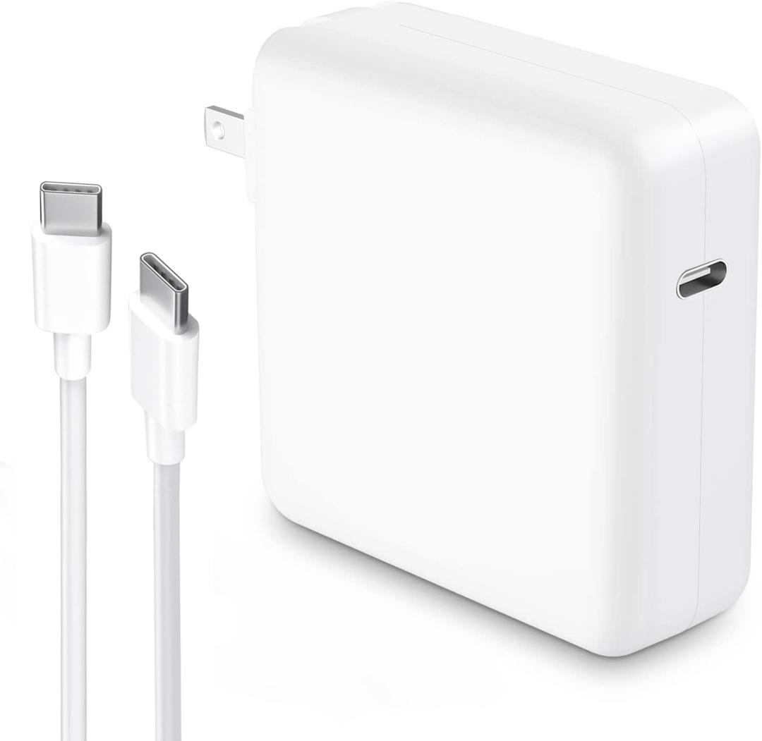 MacBook Pro Charger, 70W USB-C Charger Power Adapter for MacBook Pro/Air 13/14 Inch, for MacBook 12 Inch, Included USB-C to USBC Charge Cable (6.6ft/2m)
