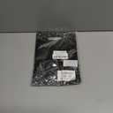 Pasimy 50 Pcs Black and Silver Party Favor Gift Bags Die Cut Plastic Treat Goodie Merchandise with Handle for Birthday Party Wedding Bridal Baby Shower Christmas New Year Gift Supplies