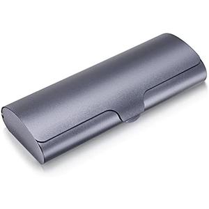 Hifot Aluminium Glasses Case, Slim Reading Glasses Case, Portable Travel Metal Eyeglass Spectacles Protection Hard Shell Case