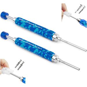 JRready ST5265 Molex Pin Extractor Tool for Molex .062" & .093 Pin and Socket Connectors, 2PCS Tube Type Ejector Rod Insertion Tools