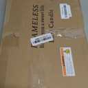 Flameless LED Candles with Timer 9 Pc Flickering Flameless Candles for Romantic Ambiance and Home Decoration Stable Acrylic Shell,with Embedded Star StringBattery Operated Candles, Gold