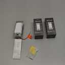 BESTTEN 3 Pack Slide Dimmer Light Switch, Quiet Rocker, Super Slim Single Pole or 3 Way Dimmable Switch, Max 300W LED, CFL, 600W Incandescent, ETL Listed, White