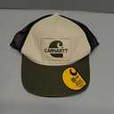 Carhartt Men's 105692 Canvas Mesh-Back Logo Graphic Cap